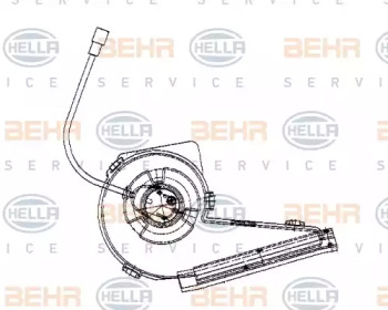 Отопление и вентиляция BEHR/HELLA для PORSCHE 911 3.3 SC Turbo