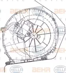 Отопление и вентиляция BEHR/HELLA для NISSAN KUBISTAR (X76) 1.5 dCi
