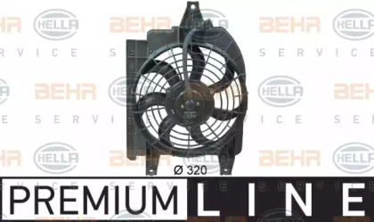 Вентилятор BEHR/HELLA для KIA RIO универсал (DC) 1.3