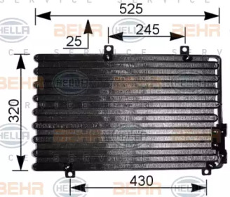 Конденсатор BEHR/HELLA для ALFA ROMEO 146 (930_) 1.7 i.e. 16V (930.B1)