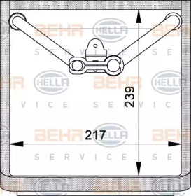 Кондиционер BEHR/HELLA для FORD COUGAR (EC_) 2.5 V6 24V