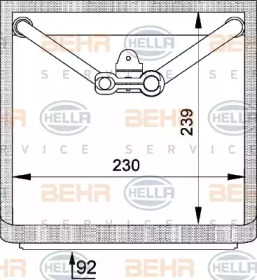 Кондиционер BEHR/HELLA для FORD COUGAR (EC_) 2.5 V6 24V