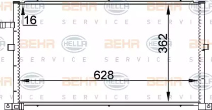 Конденсатор BEHR/HELLA для FORD MONDEO III Turnier (BWY) 2.5 V6 24V