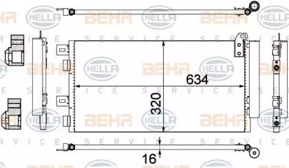 Кондиционер BEHR/HELLA для MINI MINI Кабриолет (R52) Cooper