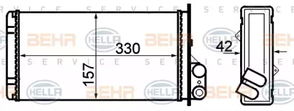 Отопление и вентиляция BEHR/HELLA для NISSAN INTERSTAR Фургон (X70) dCi 120