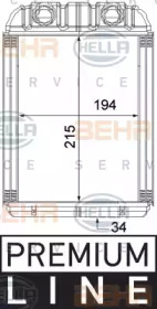 Отопление и вентиляция BEHR/HELLA для PORSCHE CAYENNE (9PA) Turbo 4.5