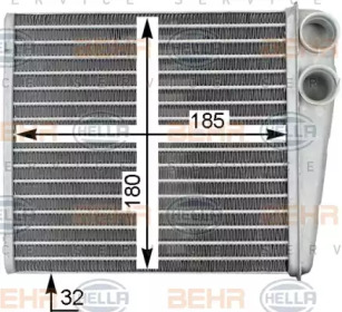 Салонный теплообменник BEHR/HELLA для VW GOLF VI (5K1) 2.0 TDI