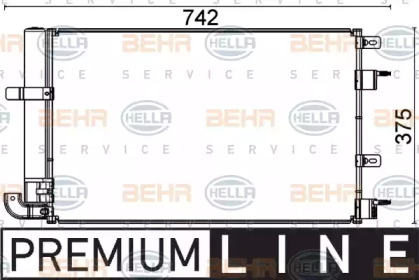 Кондиционер BEHR/HELLA для JAGUAR XF SPORTBRAKE (X250) 3.0 D