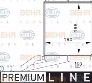 Водяной / масляный радиатор BEHR/HELLA для FORD FOCUS седан (DFW) 1.8 16V
