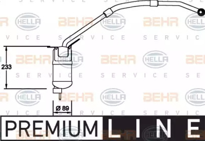 Кондиционер BEHR/HELLA для JAGUAR X-TYPE Estate (X400) 2.5