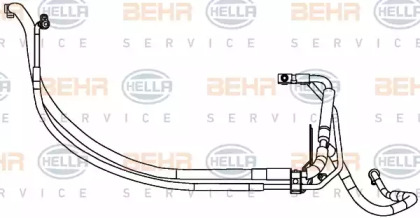 Кондиционер BEHR/HELLA для FORD TRANSIT Фургон (FA_ _) 2.4 TDE