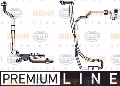 Кондиционер BEHR/HELLA для FORD FIESTA VI Van 1.6 TDCi