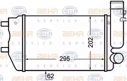 Система нагнетания воздуха BEHR/HELLA для FIAT DUCATO c бортовой платформой/ходовая часть (230_) 2.5 TDI