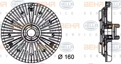 Система охлаждения BEHR/HELLA для NISSAN TRADE c бортовой платформой/ходовая часть 2.0 D