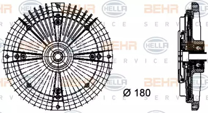 Система охлаждения BEHR/HELLA для MERCEDES-BENZ T1 автобус (602) 310 D 2.9