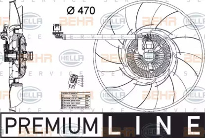 Система охлаждения BEHR/HELLA для LAND ROVER DISCOVERY III (L319) 4.0 V6 4x4
