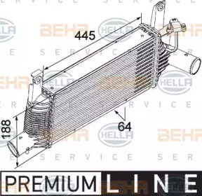 Система нагнетания воздуха BEHR/HELLA для NISSAN NP300 NAVARA (D40) 2.5 dCi