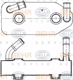 Управление/гидравлика BEHR/HELLA для VW BORA Variant (1J6) 1.4 16V