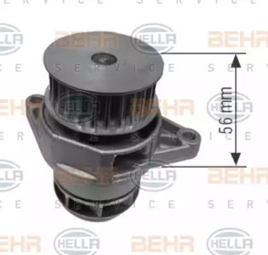 Водяной насос BEHR/HELLA для VW BORA Variant (1J6) 1.6 16V