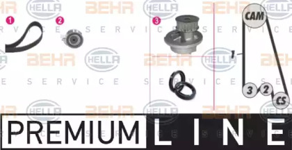 Водяной насос BEHR/HELLA для CHEVROLET CORSA Пикап 1.4 GLS