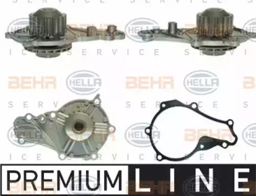 Водяной насос BEHR/HELLA для PEUGEOT 308 SW II 1.6 HDi 92