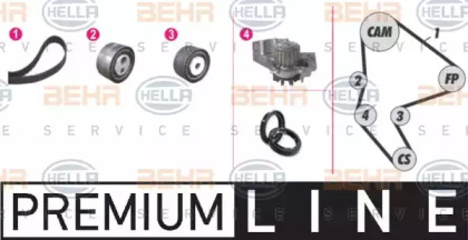 Комплект ремней ГРМ BEHR/HELLA для PEUGEOT BOXER автобус (244, Z_) 2.0 HDi