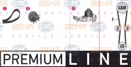 Комплект ремней ГРМ BEHR/HELLA для DACIA LOGAN MCV II 1.2