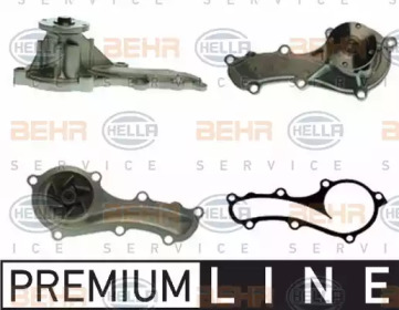 Водяной насос BEHR/HELLA для NISSAN PRIMERA Hatchback (P12) 1.6