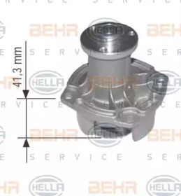 Водяной насос BEHR/HELLA для ALFA ROMEO 33 (907A_) 1.7 16V 4x4 (907A1F)
