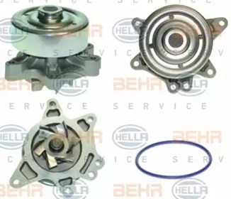 Водяной насос BEHR/HELLA для TOYOTA COROLLA седан (_E12_) 1.6 VVT-i (ZZE121_)
