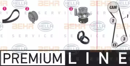 Комплект ремней ГРМ BEHR/HELLA для VW MULTIVAN V (7HM, 7HN, 7HF, 7EF, 7EM, 7EN) 2.0
