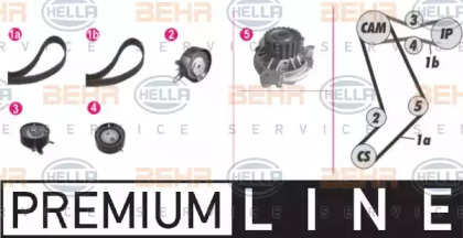Комплект ремней ГРМ BEHR/HELLA для VW TRANSPORTER IV c бортовой платформой/ходовая часть (70XD) 2.5 TDI