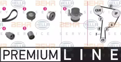 Ремень ГРМ / натяжение BEHR/HELLA для VW BORA Variant (1J6) 1.9 TDI