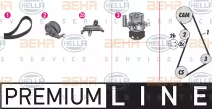 Ремень ГРМ / комплект BEHR/HELLA для VW BORA Variant (1J6) 1.8 4motion