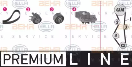 Водяной насос BEHR/HELLA для PEUGEOT 508 SW 2.0 HDi