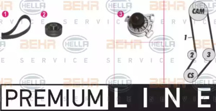 Водяной насос BEHR/HELLA для VW TRANSPORTER IV c бортовой платформой/ходовая часть (70XD) 2.4 D