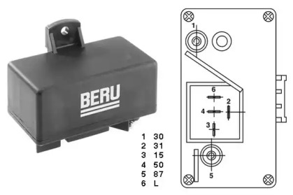 Электрика BERU для ALFA ROMEO ALFETTA (116_) 2.4 TD (116.B3)