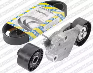 Поликлиновойремень / комплект SNR для MAZDA 3 седан (BK) 1.6 DI Turbo