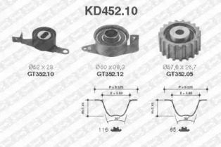Запчасти для ТО SNR для MAZDA 121 III (JASM, JBSM) 1.8 D