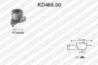 Комплект ремней ГРМ SNR для VOLVO 940 II (944) 2.3 Turbo