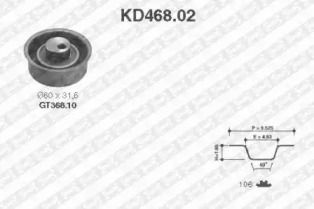 Ремень ГРМ / комплект SNR для NISSAN PRAIRIE (M10, NM10) 1.5 S (M10)