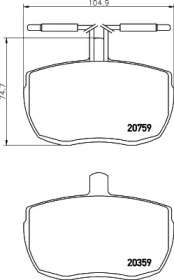 Запчасти для ТО PAGID для ALFA ROMEO AR 8 c бортовой платформой/ходовая часть (280_) 2.4 TD