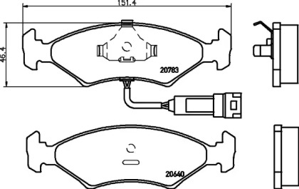 Запчасти для ТО PAGID для FORD FIESTA III (GFJ) 1.6