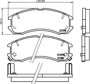 Запчасти для ТО PAGID для MAZDA 626 III Hatchback (GD) 2.0 16V