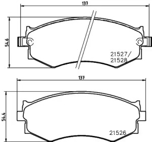 Запчасти для ТО PAGID для NISSAN 200 SX (S13) 1.8 Turbo
