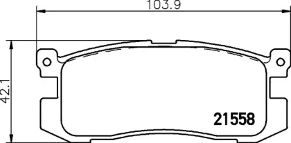 Запчасти для ТО PAGID для MAZDA 626 III Hatchback (GD) 2.0 16V