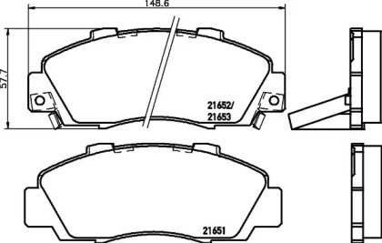 Дополнительные работы PAGID для HONDA NSX Кабриолет (NA) 3.0 24V Vtec Automatic