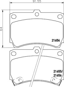 Запчасти для ТО PAGID для MAZDA 323 S IV (BG) 1.8 16V GT