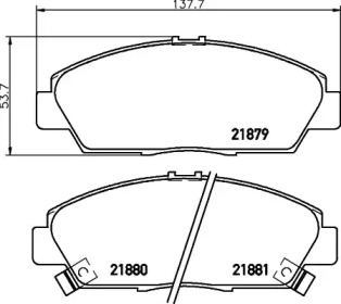 Запчасти для ТО PAGID для HONDA PRELUDE IV (BB_) 2.0 i 16V (BB3)