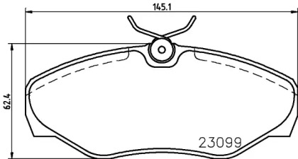 Тормозные колодки PAGID для NISSAN PRIMASTAR Фургон (X83) 2.0